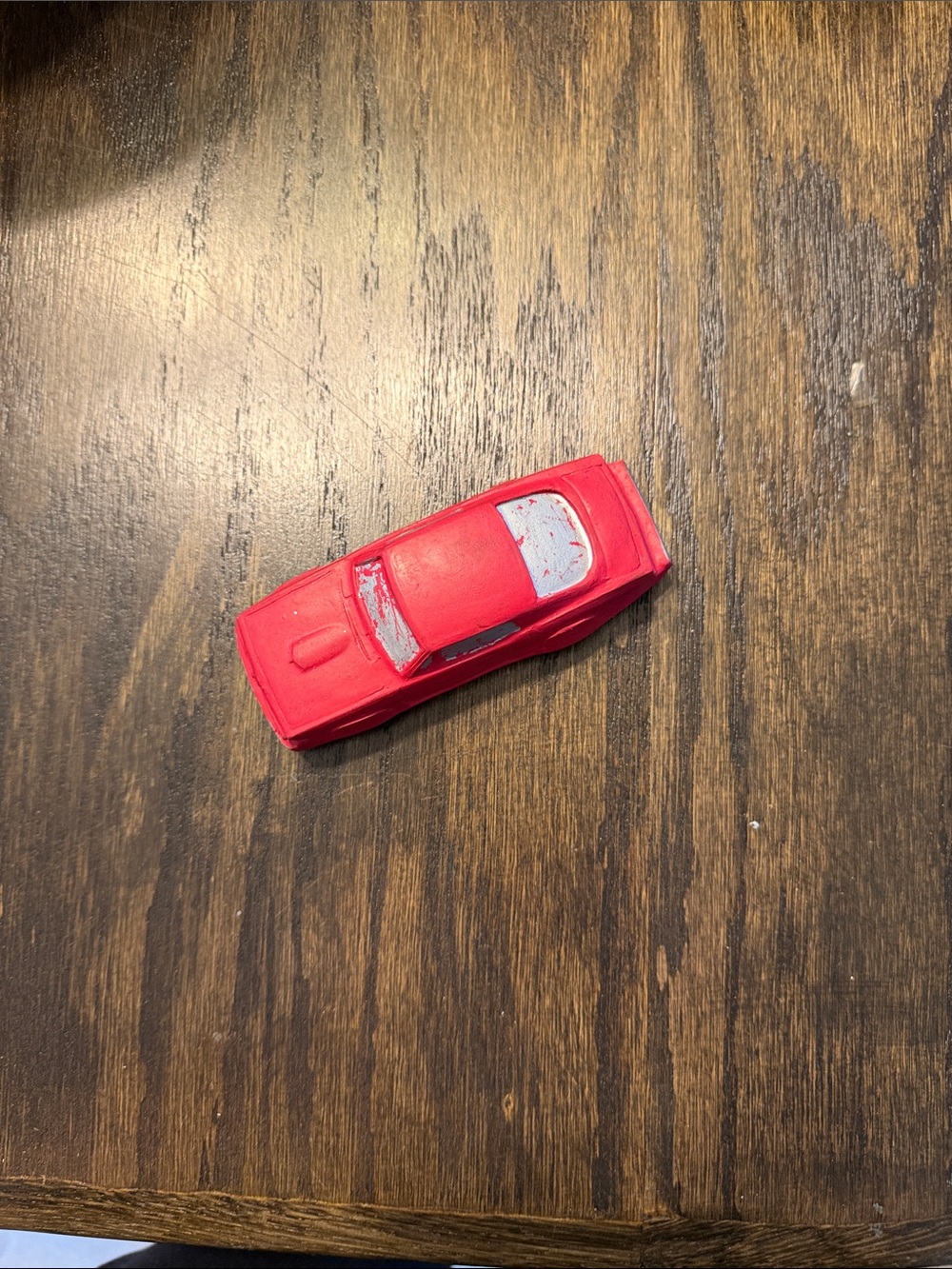 Red Toy Car - Solid Red Diecast Vehicle